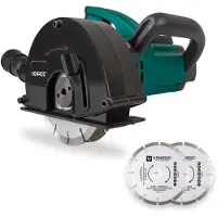 Vonroc Rainureuse 1700W - 150mm | 4 disques diamant et sac de rangement incl.