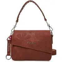 Desigual pour femme. 25SAXP53 Mini sac à bandoulière marron (OSFA), Casuel, Polyuréthane