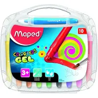 Maped Color'Peps Craies gel Lot de 10 (3 ans et +)
