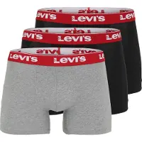 Levi's Repeat Logo Brief Boxers 3 Units Noir,Gris L Homme