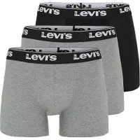 Levi's Repeat Logo Brief Boxers 3 Units Noir,Gris M Homme