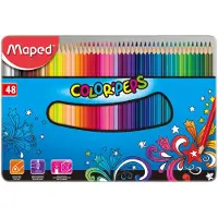 Maped Color Peps Crayons de couleur Lot de 48 (3 ans et +)