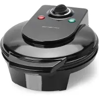 Emerio WM-131149 Gaufrier antiadhésif, sans BPA Noir, Gaufrier, Noir