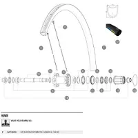 Mavic Jante Arrière Ksyrium Pro Carbon Sl Tubular Hr