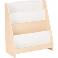 Beliani Bibliothèque 4 Étagères Bois D'ingénierie Bois Clair Liloet