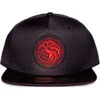 Game Of Thrones House Of The Dragon Embroidered Emblem Cap Noir