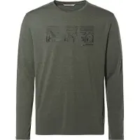 Vaude Rosemoor Ii Long Sleeve T-shirt Vert L Homme