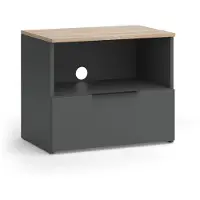 Vicco Meuble TV Wido Anthracite/Sonoma 60x50cm avec tiroir, Model 56261