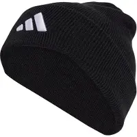 Adidas Casquette de sport 'New Logo Beanie' noir / blanc