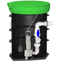 Roto Station de relevage PE600 - 280 litres - 1150 W 24 m³/h Monophasé 230 V