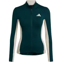 Adidas Tempo 3 Stripes Long Sleeve Jersey Bleu L Femme