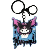 Blue Sky Filles, Porte-clés, Sanrio 3D Acryl Schlüsselanhänger Kuromi, Multicolore