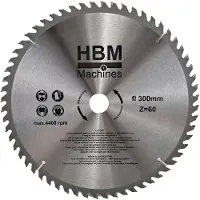 HBM Lames de scie circulaire HM 300 mm pour bois