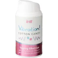 Intt - GEL VIBRATEUR LIQUIDE DE BARBE À PAPA PUISSANT STIMULANT INTIME 15 ML