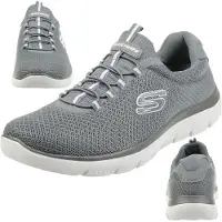 SKECHERS Hommes, Derbies, Summits - 10832, Gris, (41.5)