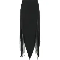 Killstar Jupe mi-longue Gothic de - The Grimmer The Better Midi Skirt - XS - 4XL - pour Femme - noir - Taille XL