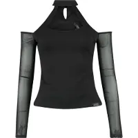 Killstar T-shirt manches longues Gothic de - Only Consolation Long Sleeve Top - XS - 4XL - pour Femme - noir - Taille 3XL