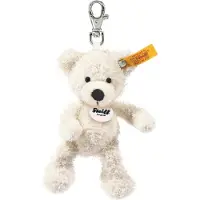 Steiff 111785 - Porte-clés Lotte Ours en peluche, blanc, 12cm 4001505111785