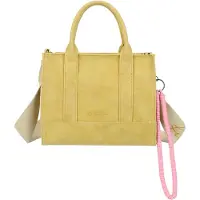 Fritzi aus Preußen sac à épaule bandoulière sac à main Fritzi SquareN Vintage Crossbody Bag Light Curry moutarde