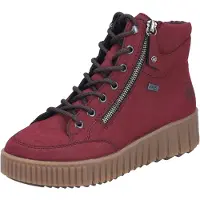 Rieker Bottines à lacets bourgogne