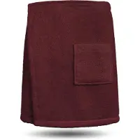 Normani Peignoir court ' Mersin ' bordeaux