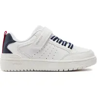 Geox WASHIBA, baskets en blanc,combinées pour enfants, taille 29