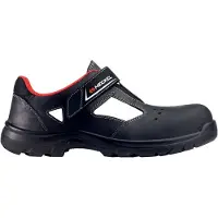 Uvex FOCUS 2.0, sandales de sécurité, pour hommes, adultes, couleur noire et rouge, système de fermeture à lacets, conformes à la norme EN ISO 20345:2022