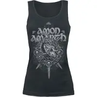Amon Amarth Top de - Ragnarok - L - XXL - pour Femme - noir - Taille L