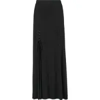 Killstar Jupe longue Gothic de - Secretly Weep Maxi Skirt - XS - 4XL - pour Femme - noir - Taille XXL