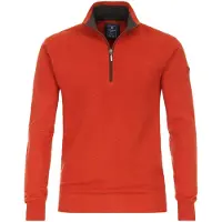 REDMOND Homme Redmond Regular Fit Troyer terra, Unicolore