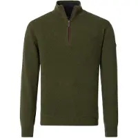 REDMOND Homme Redmond Regular Fit Troyer vert, Unicolore