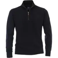 REDMOND Casual Regular Fit Troyer bleu, Unicolore