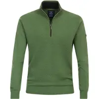 REDMOND Homme Redmond Regular Fit Troyer vert, Unicolore