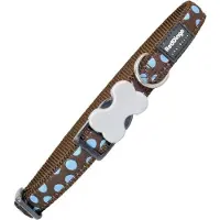 Red Dingo Hundehalsband Punkte 41-63 cm