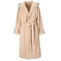 MOODIT Peignoir Reese - Avec capuche, ceinture - Taille M - Sable