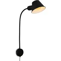Briloner Lampe de chevet Lampe de lit flexible Lampe de lecture 1xE27 10W noir Chambre coucher