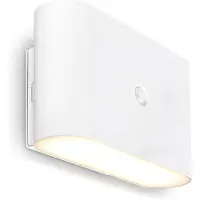 Briloner Applique murale LED Lampe murale sans raccordement lectrique D tecteur de mouvement Batterie sans per age
