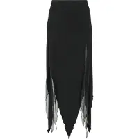 Killstar Jupe mi-longue Gothic de - The Grimmer The Better Midi Skirt - XS - 4XL - pour Femme - noir - Taille 3XL