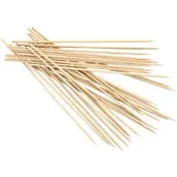 Papstar Schaschlikspiesse "pur", aus Bambus, Länge: 200 mm Durchmesser: 3 mm, in Pappschale mit (1000x)