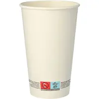 Papstar Gobelet en carton "pur", 0,4 l, blanc (50x)