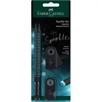 Faber-Castell Coffret de crayons - Sparkle - 4 Parties - Black É - - UneTaille - Crayons