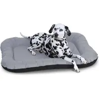 Knuffelwuff Lit Pour Chien Xxxl 140 X 105cm - Lucky - Gris- In Et Outdoor, Imperméable