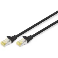 Digitus CAT 6A S/FTP Patchkabel, 10m, schwarz
