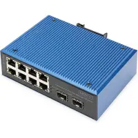 Digitus DN-651147 Commutateur PoE Fast Ethernet industriel, 8+2 ports