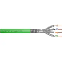 Digitus S/ftp Cat8 Reel Network Cable 500 M Vert