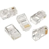 Gembird LC-8P8C-001/100 wire connector 8P8C (RJ-45) Transparent