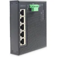 Digitus DN-651126 Commutateur industriel Gigabit à plat, 5 ports, IP40