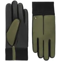 Roeckl Gants 'KOPENHAGEN TOUCH' kaki / olive / vert foncé / noir