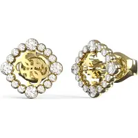 GUESS Boucles d'oreilles or / transparent