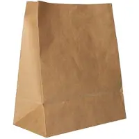 Papstar Pochettes en papier avec fond en bloc, 220 x 185 x 97 mm (250 pcs)
